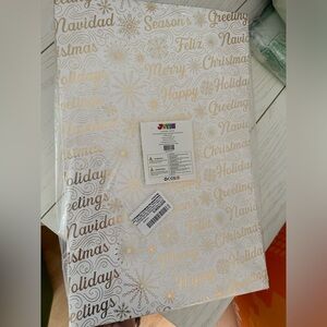 White/gold holiday box set, 12 count